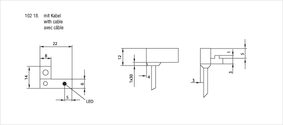 elobau 102187 Silindir Piston Sensör - Biltek Elektrik